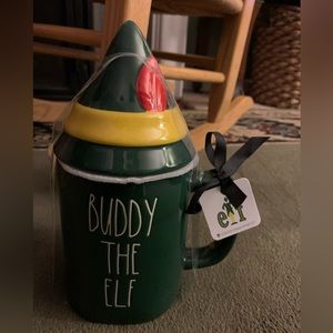 Rae Dunn x Elf “Buddy the Elf” mug with topper!